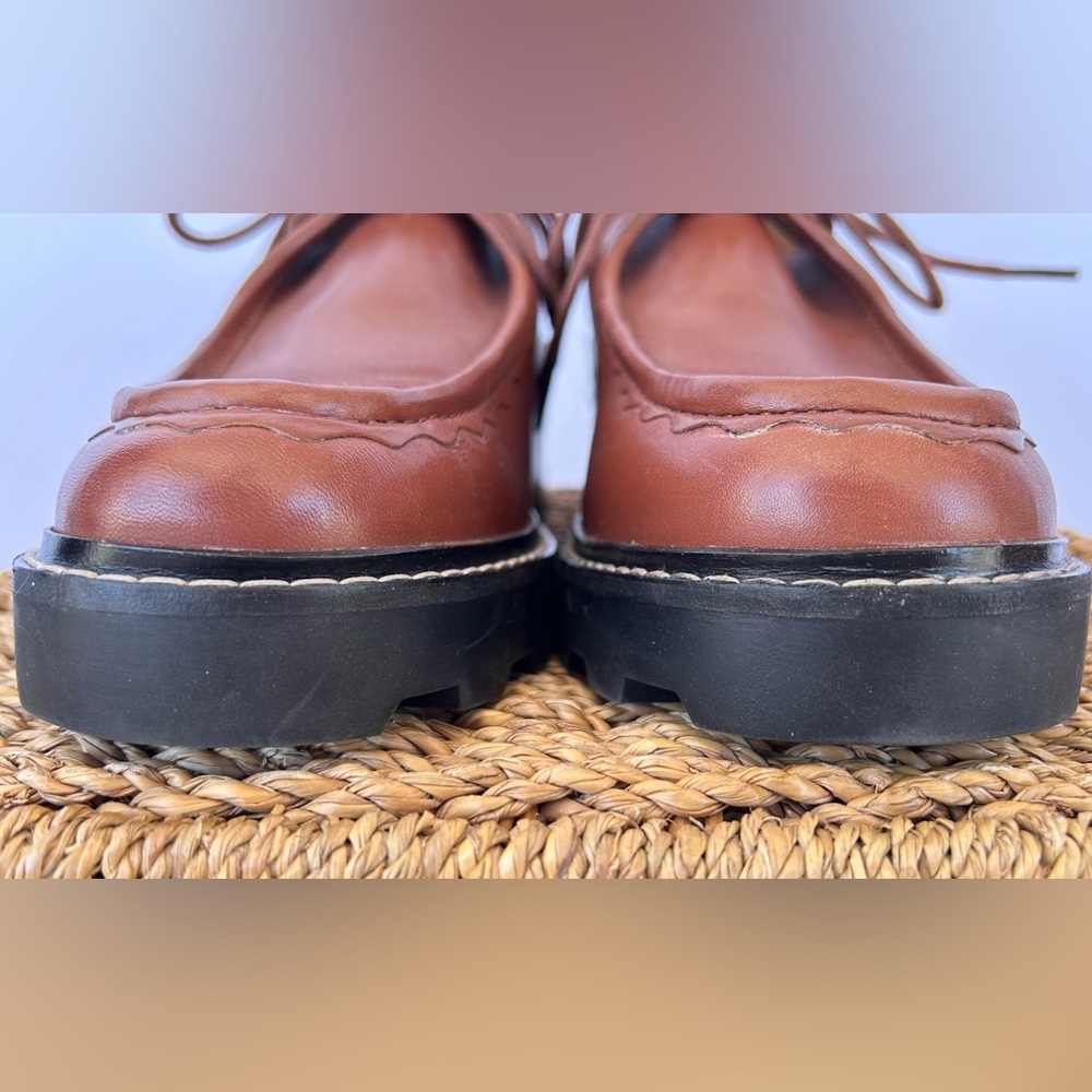 Madewell‎ Women’s The Hempstead Desert Boot Leather Lug Sole Size 9.5 - Picture 3 of 12